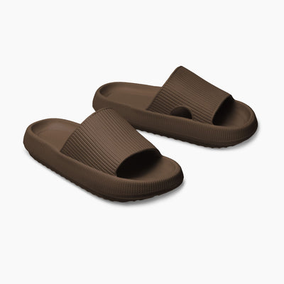 Men's Cushion Slides - Cloud Slides Mocha Brown