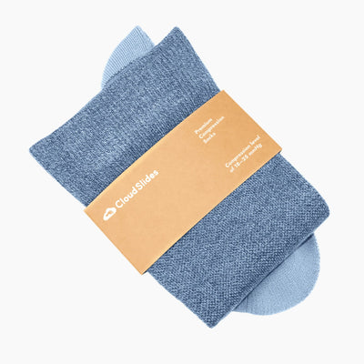 Compression Socks - Sky Blue (18–25 mmHg)