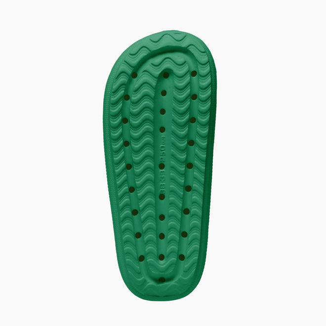 Men's Cushion Slides - Cloud Slides Emerald Green