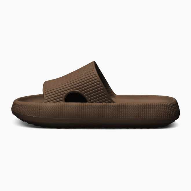 Men's Cushion Slides - Cloud Slides Mocha Brown