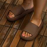 Men's Cushion Slides - Cloud Slides Mocha Brown