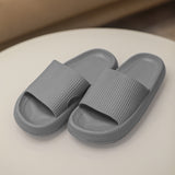 Mens Cushion Slides - Cloud Slides Grey mens