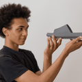 Mens Cushion Slides - Cloud Slides Grey