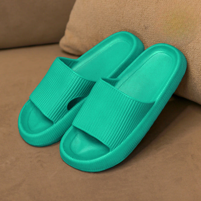 Mens Cushion Slides - Cloud Slides Mint
